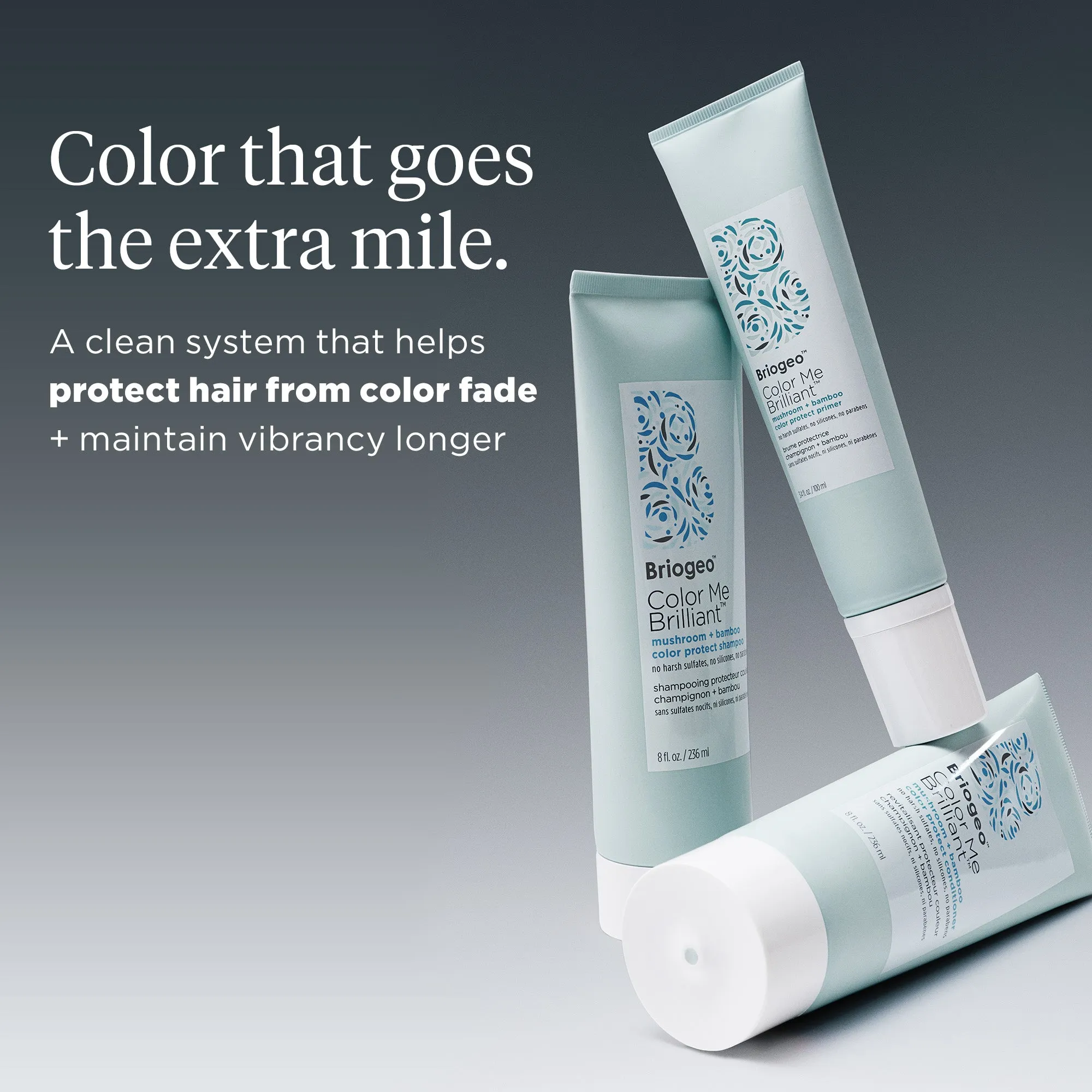 Color Me Brilliant™ Mushroom   Bamboo Hair Color   Heat Protectant Primer