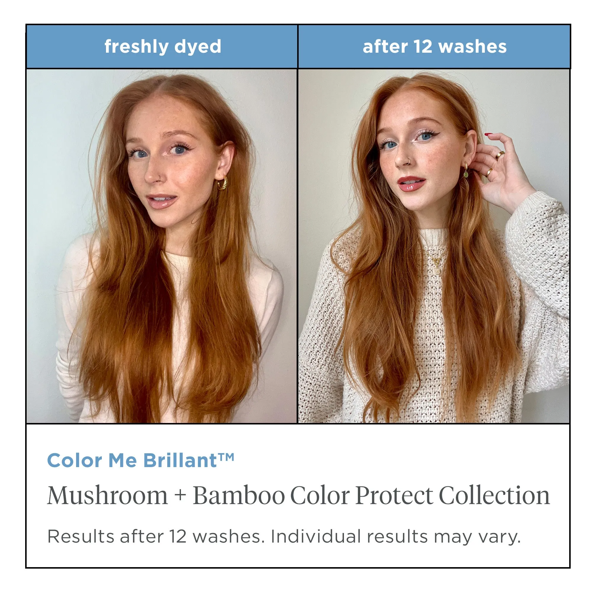 Color Me Brilliant™ Mushroom   Bamboo Hair Color   Heat Protectant Primer