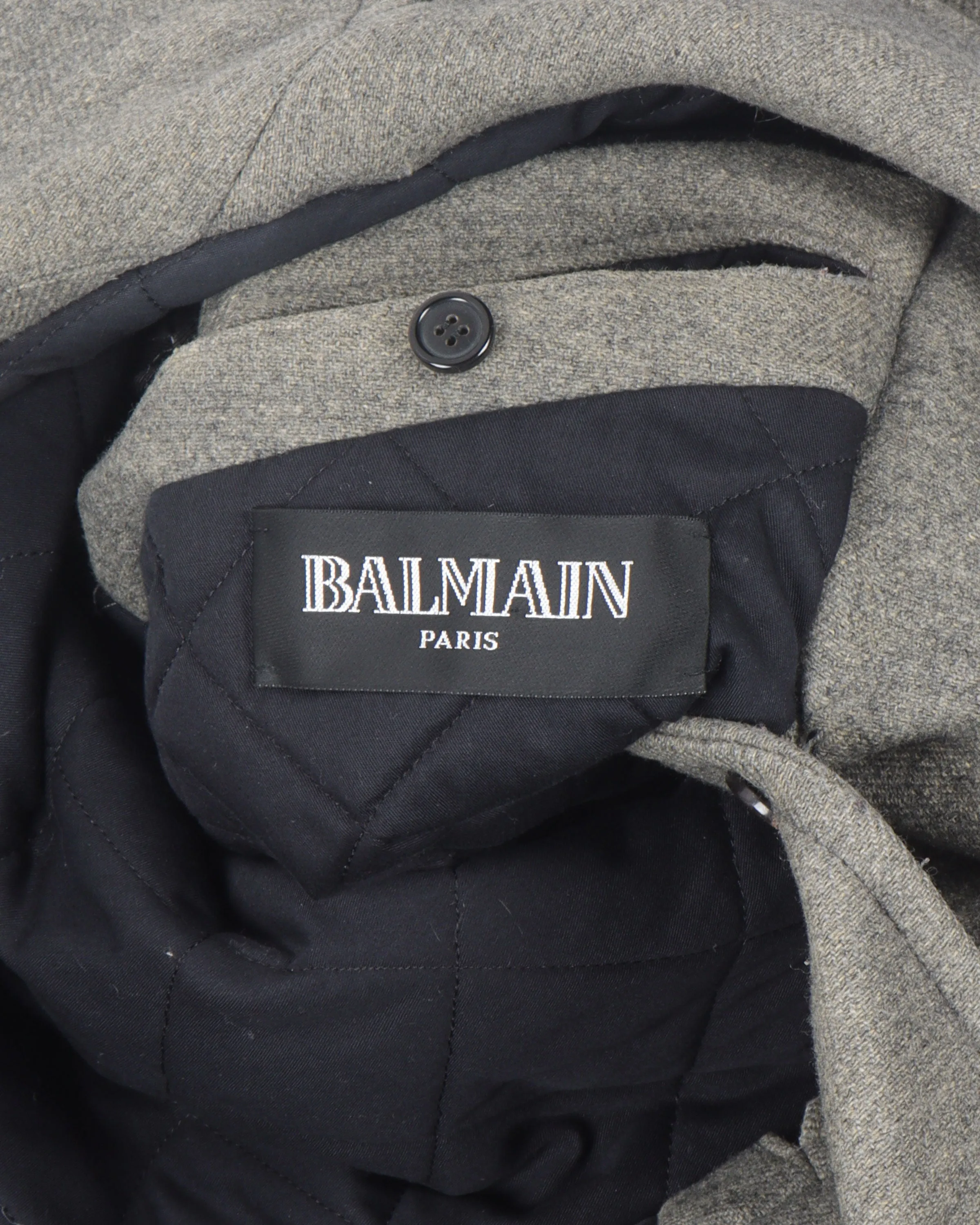 Grey Peacoat