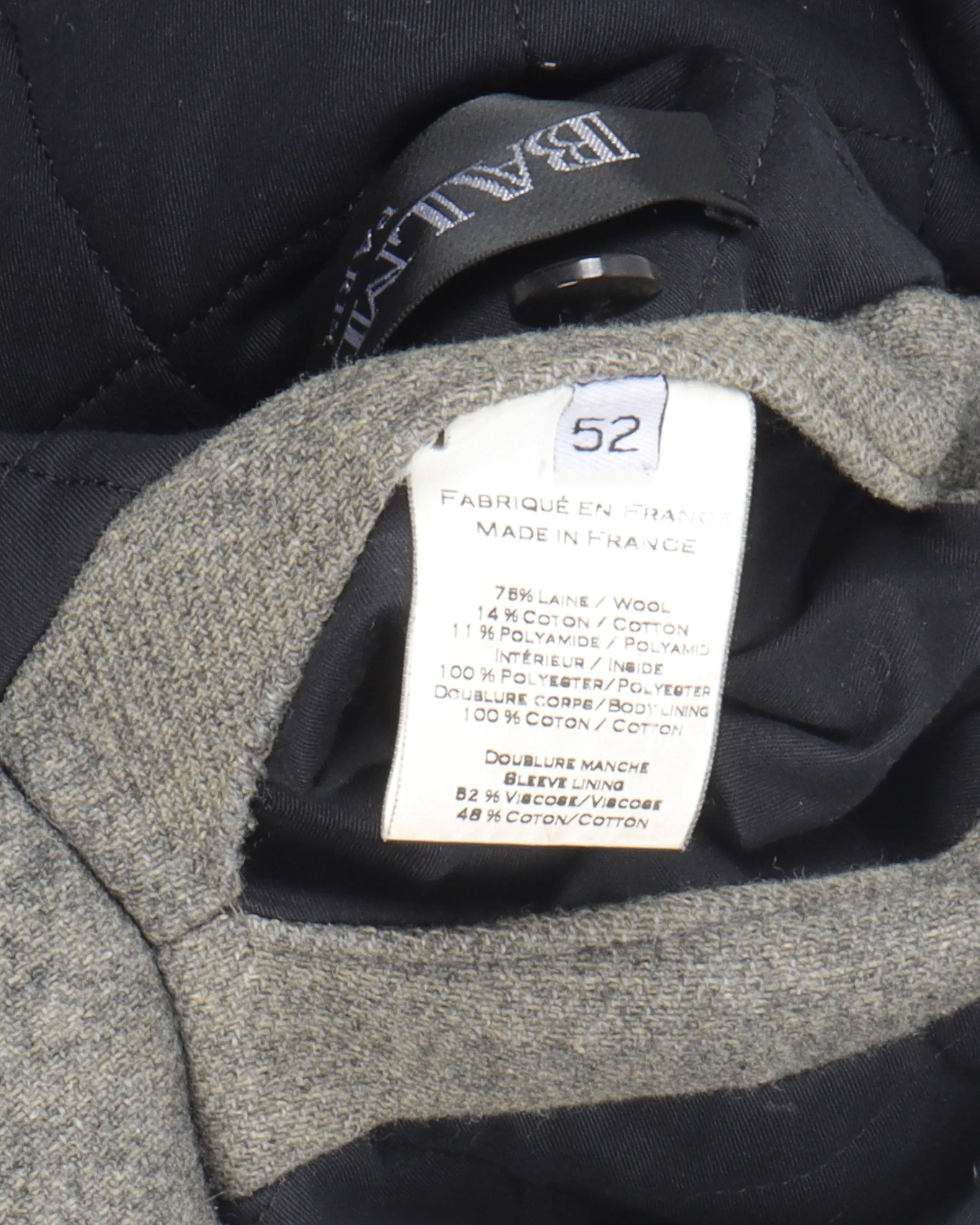 Grey Peacoat