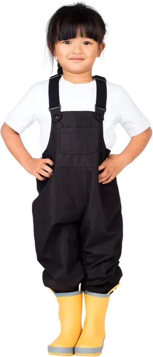 JAN & JUL Waterproof Snow Bib Pants with Fleece-Lining, Overalls for Toddlers and Kids