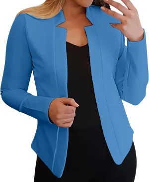 Ladies Blazers To Wear With Jeans Tweed Ladies Cardigan Long Sleeve Prtite Fashion Blazer Soft Oversized Blazer