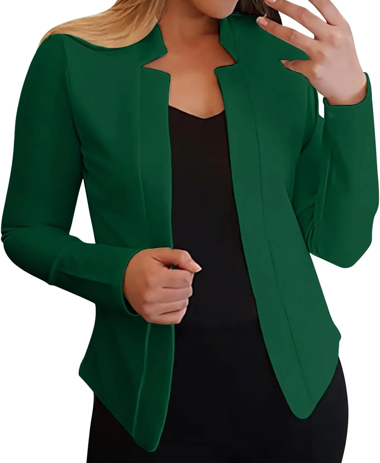 Ladies Blazers To Wear With Jeans Tweed Ladies Cardigan Long Sleeve Prtite Fashion Blazer Soft Oversized Blazer