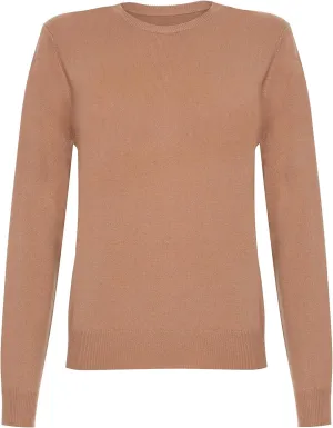 Lona Scott Womens Cashmere Round Neck Sweater