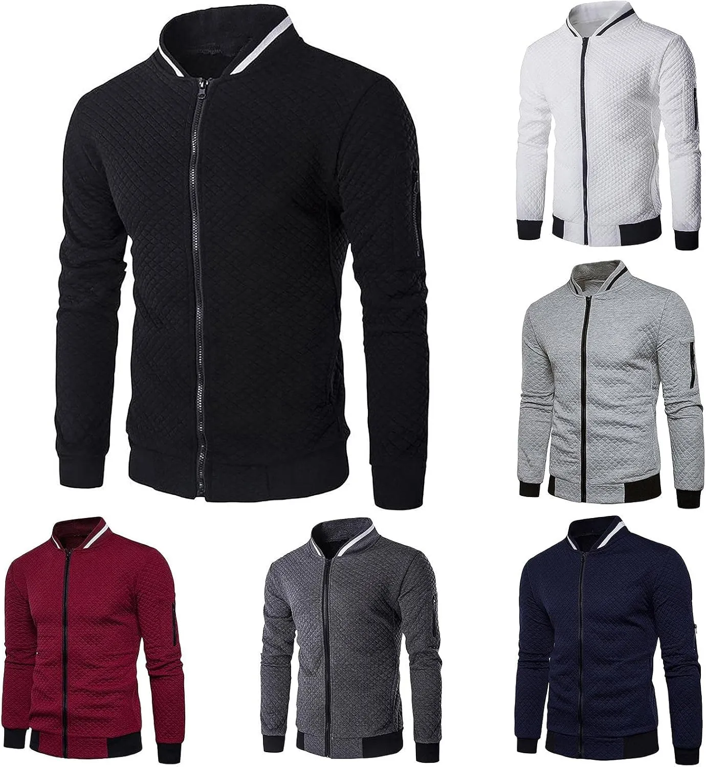 Mens Clothing Coats Jacket Vintage Jacket Coat and Long Coat Long Sleeve Button Coat White Long Sleeve Shirt Men