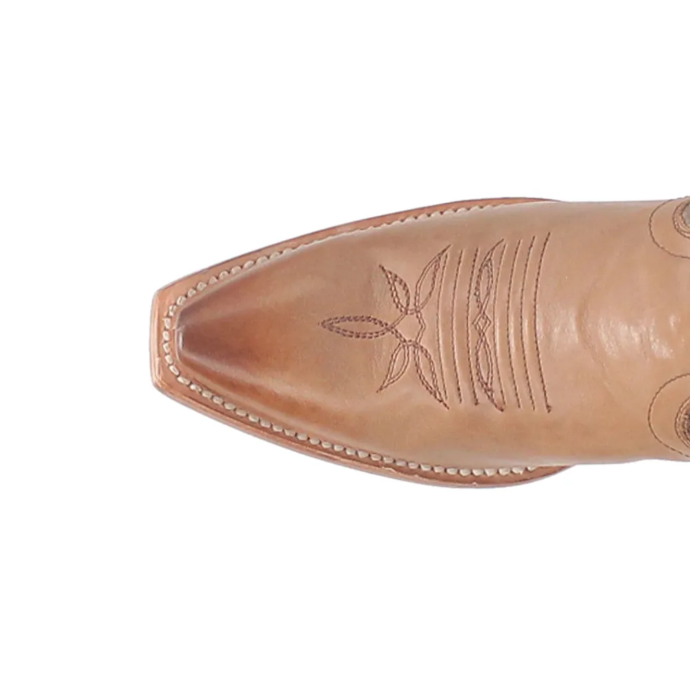 Tria Embroidery Snip Toe Cowboy Boots