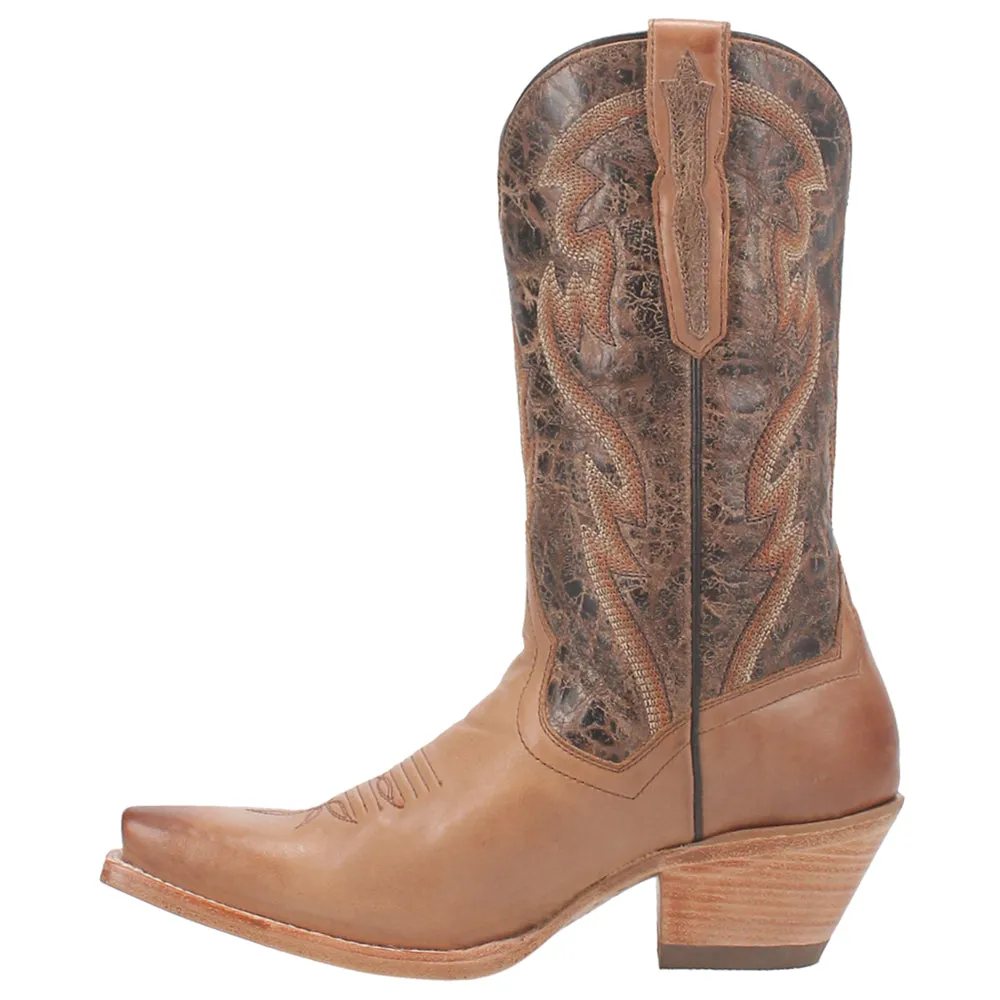Tria Embroidery Snip Toe Cowboy Boots