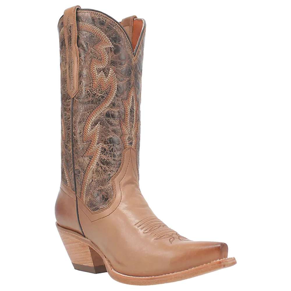 Tria Embroidery Snip Toe Cowboy Boots