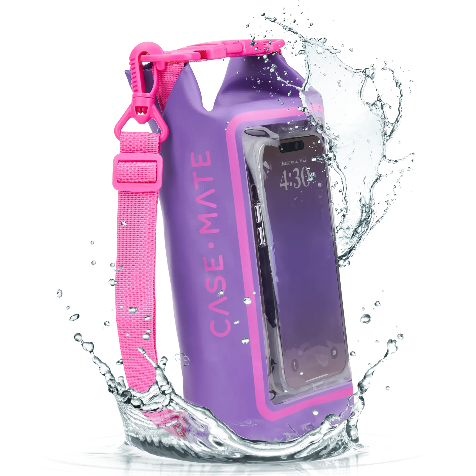 Waterproof Bucket Bag (Purple Paradise)