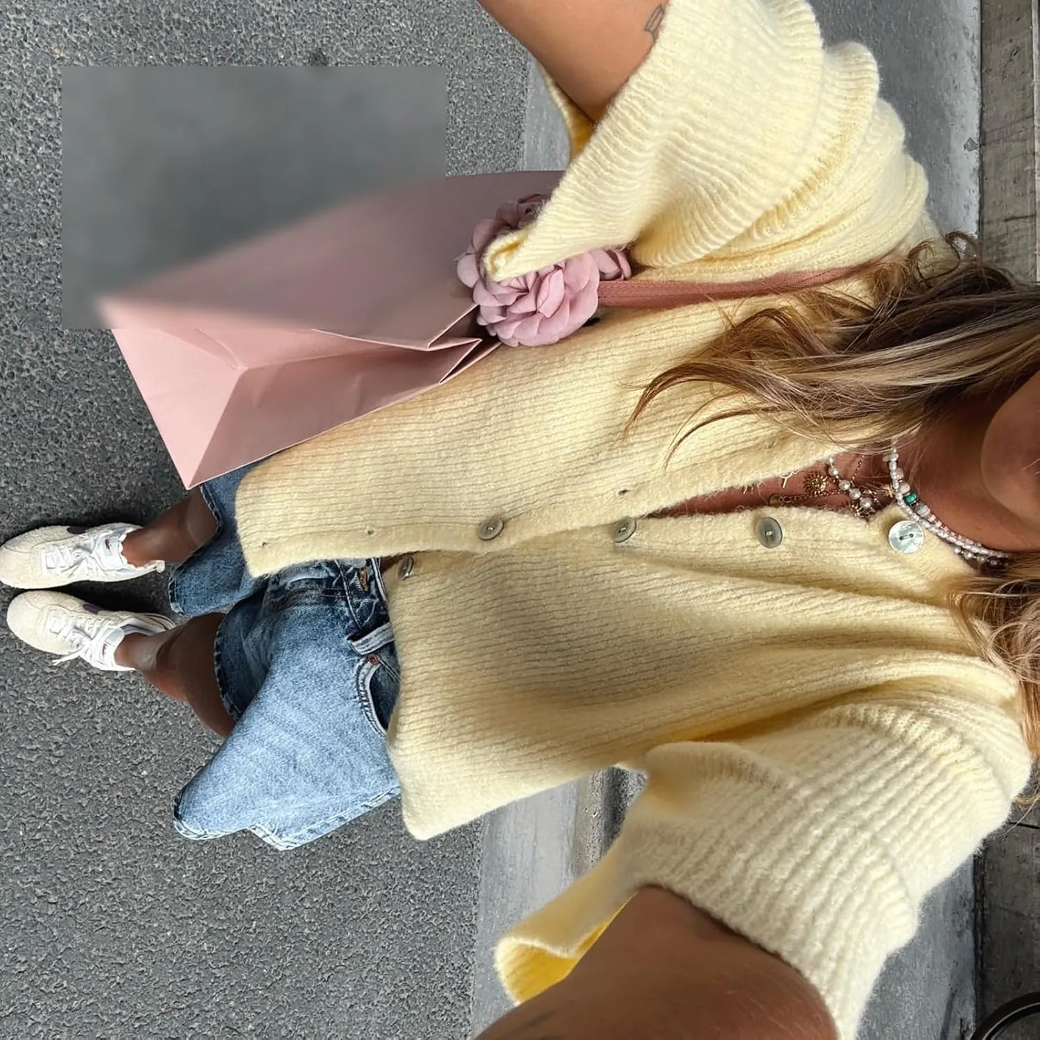 Women Knit Crop Cardigan Y2k Short Sleeve Knitted Shirts Open Front Button Down Sweater Cute Fall Cardigans 2024