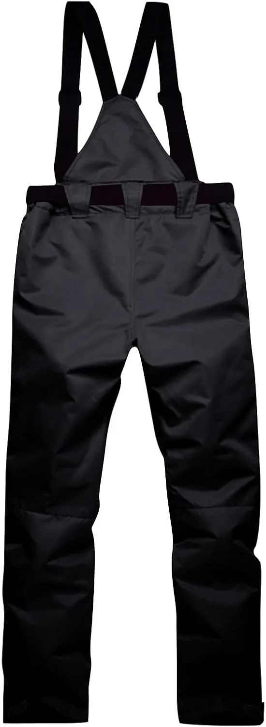 Womens Snow Pants Waterproof Snow Ski Pants Insulated Warm Winter Outdoor Snowboard Bibs with Suspenders