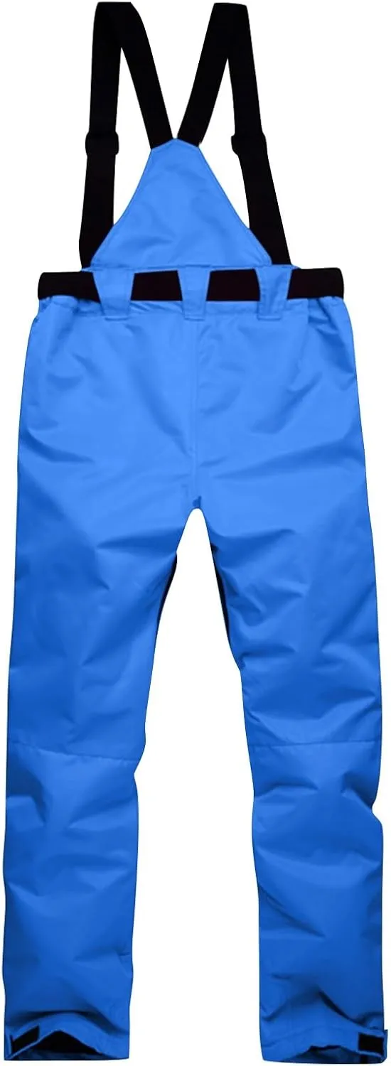 Womens Snow Pants Waterproof Snow Ski Pants Insulated Warm Winter Outdoor Snowboard Bibs with Suspenders