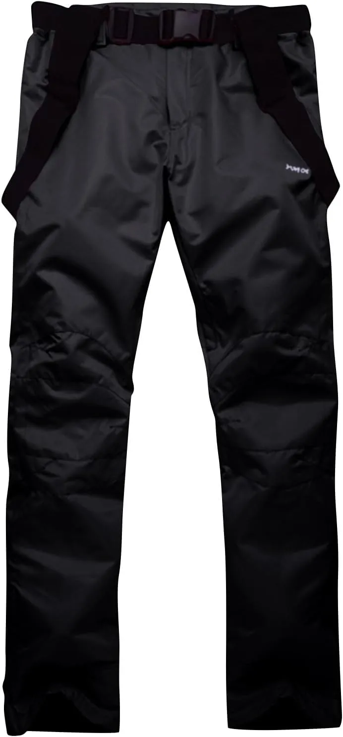 Womens Snow Pants Waterproof Snow Ski Pants Insulated Warm Winter Outdoor Snowboard Bibs with Suspenders