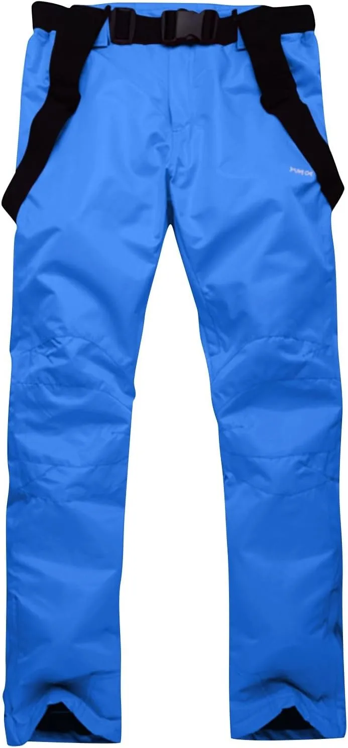 Womens Snow Pants Waterproof Snow Ski Pants Insulated Warm Winter Outdoor Snowboard Bibs with Suspenders