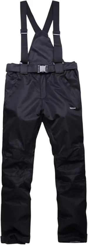 Womens Snow Pants Waterproof Snow Ski Pants Insulated Warm Winter Outdoor Snowboard Bibs with Suspenders