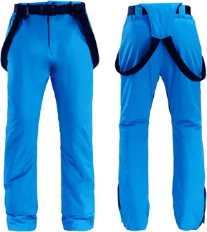 Womens Snow Pants Waterproof Snow Ski Pants Insulated Warm Winter Outdoor Snowboard Bibs with Suspenders
