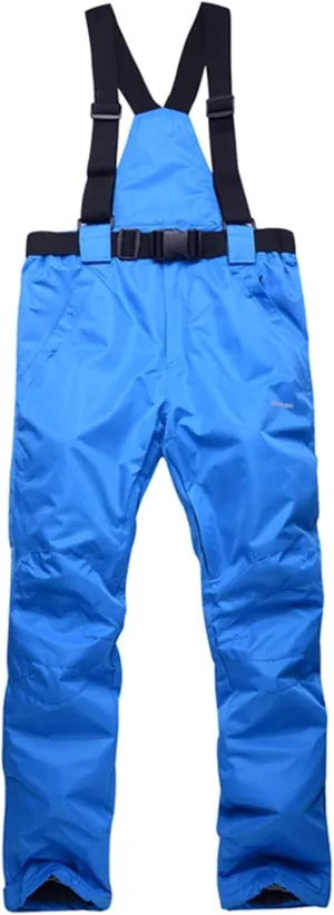Womens Snow Pants Waterproof Snow Ski Pants Insulated Warm Winter Outdoor Snowboard Bibs with Suspenders